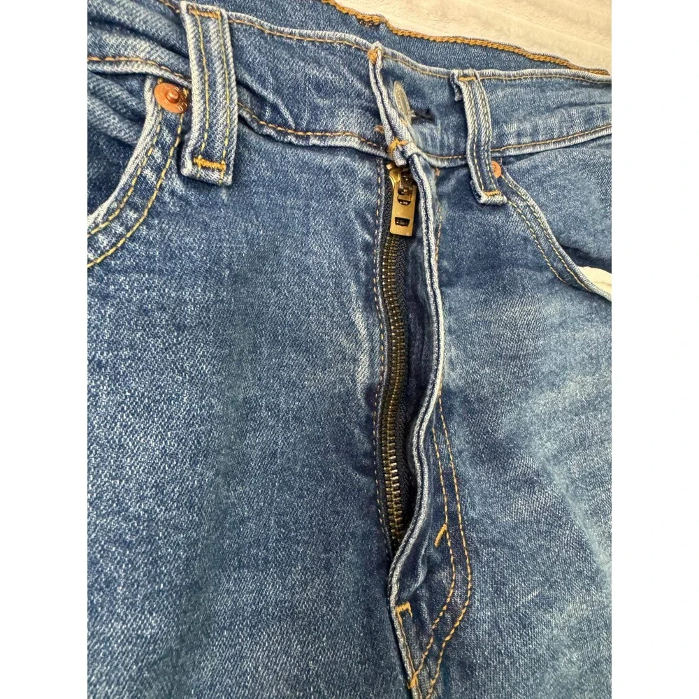 Levis 505 Regular Fit Straight Leg Mens Jeans Medium Wash Blue W34 L30